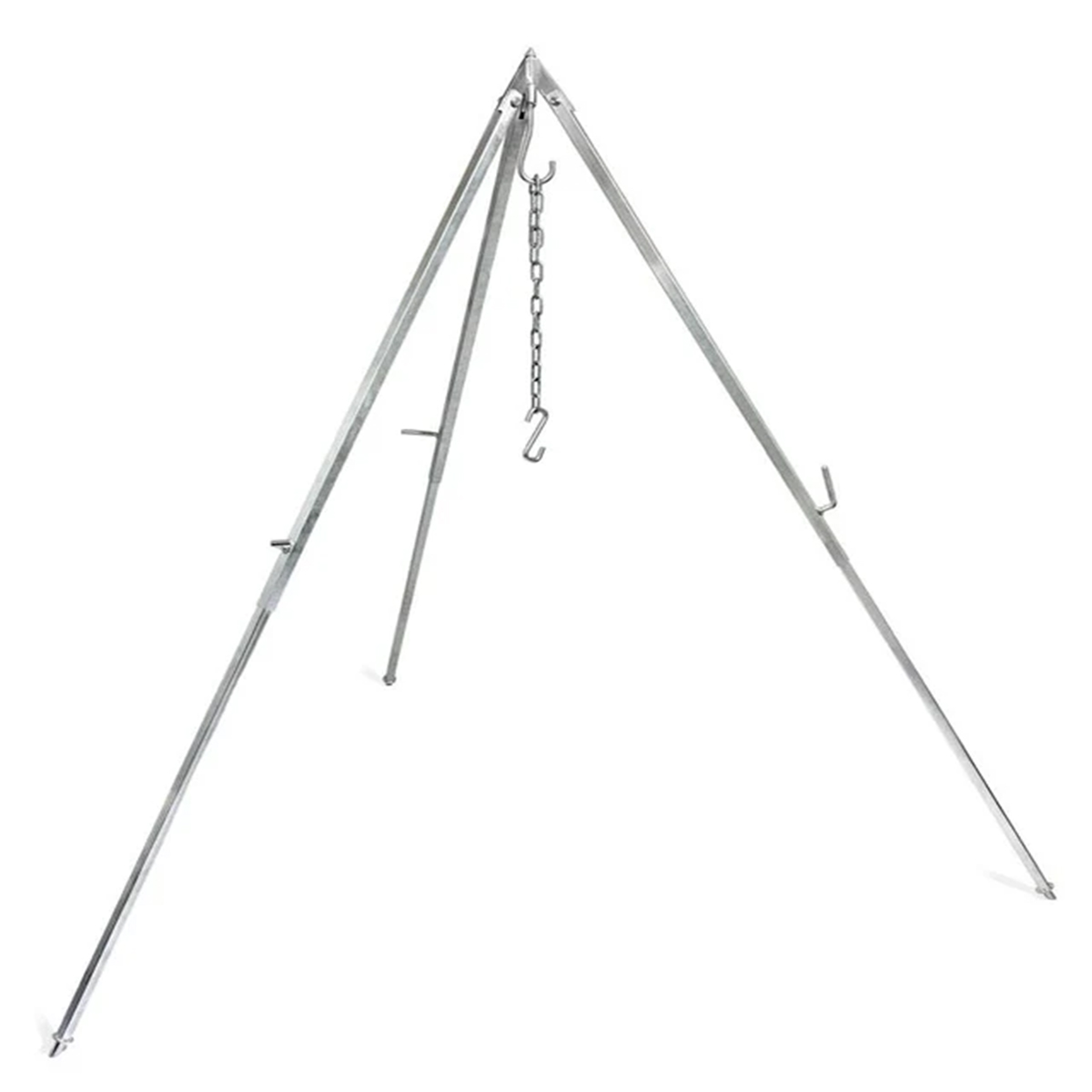 Petromax Dreibein-Grillgestell mit Kette & Haken | Stahl, schwarz