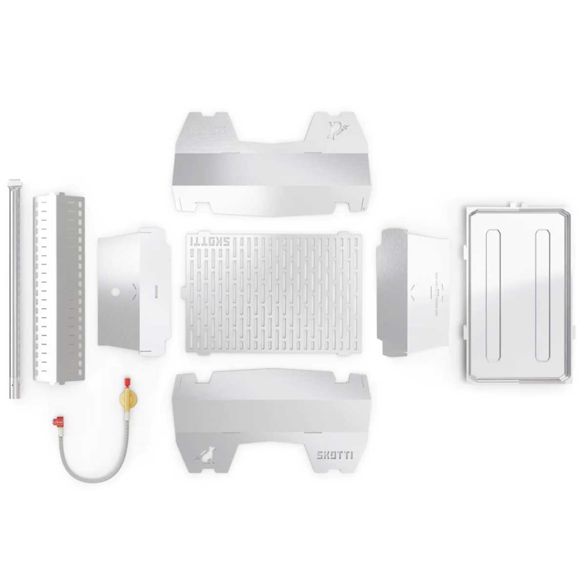 Skotti Grill 2.0 – Steckbarer Edelstahl Gasgrill