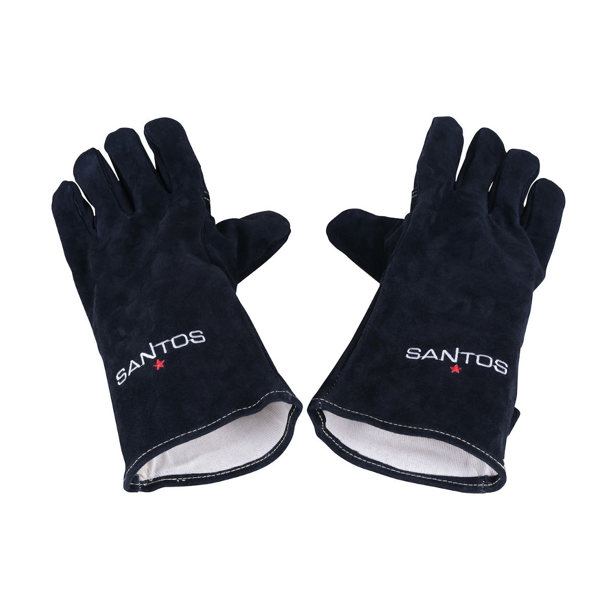 SANTOS BBQ-Handschuhe aus Leder | schwarz (Paar) SANTOS BBQ-Handschuhe aus Leder