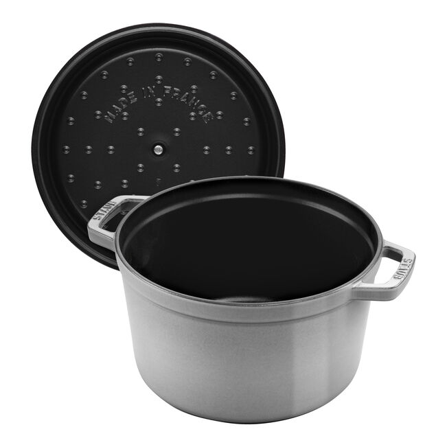 Staub La CocotteCocotte hoch 24cm grau