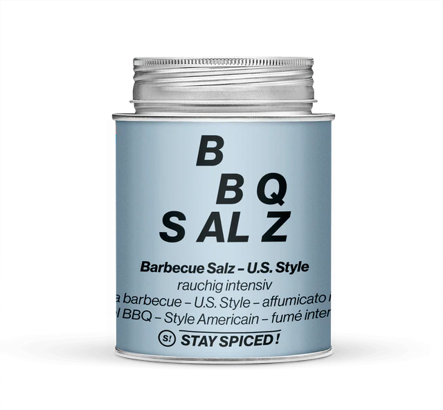 US-Style BBQ Salz, rauchig intensiv, 870 ml Schraubdose