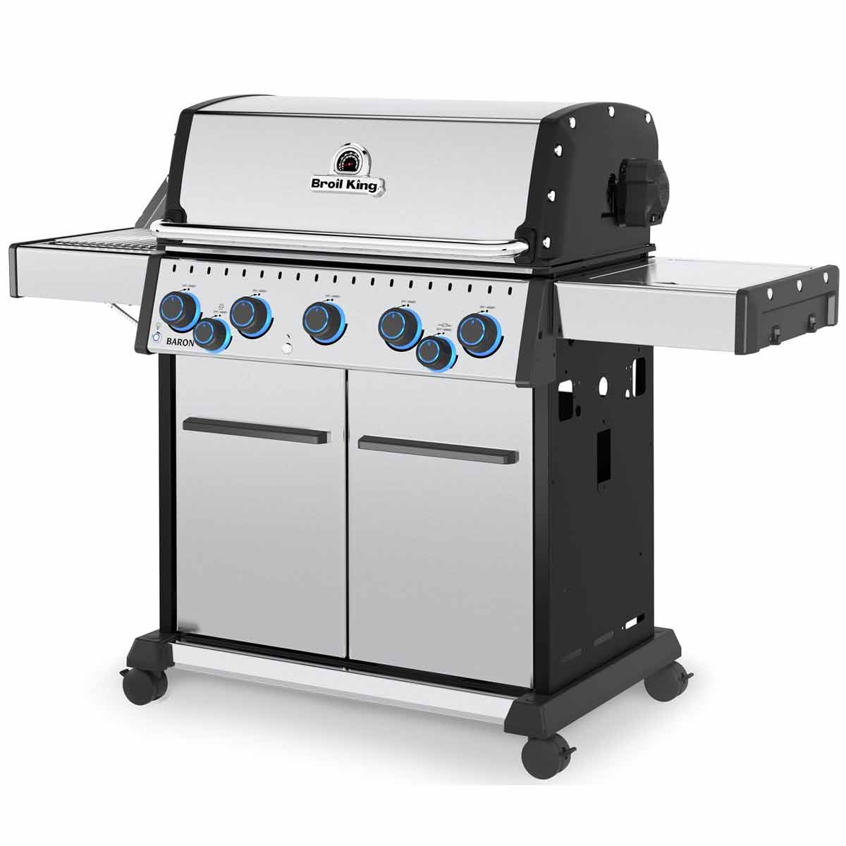 Broil King Baron S 590 IRX Gasgrill Edelstahl inkl. Drehspieß