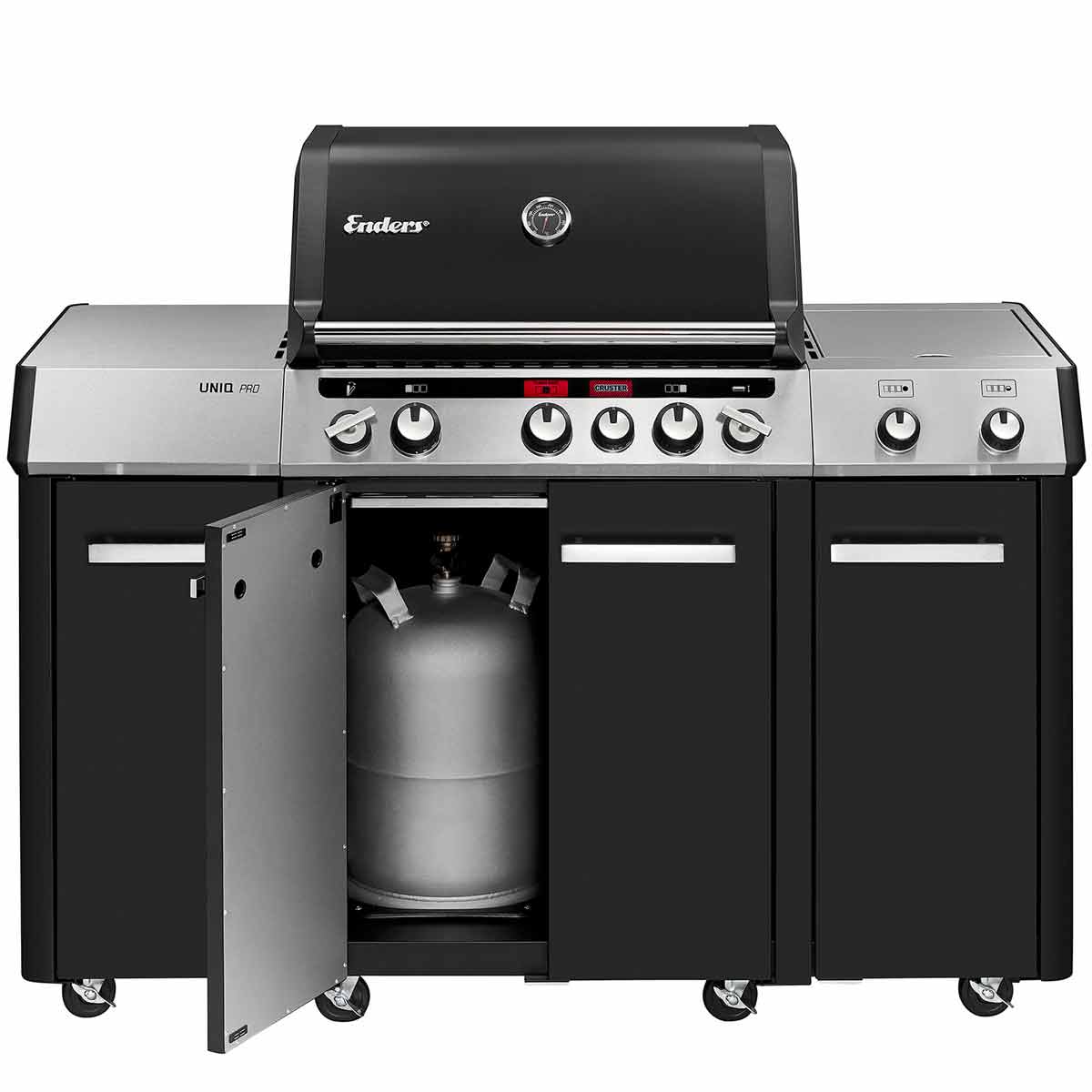 Enders Uniq Pro 3 IK Kitchen Cruster, 11kg Gasflasche im Unterschrank