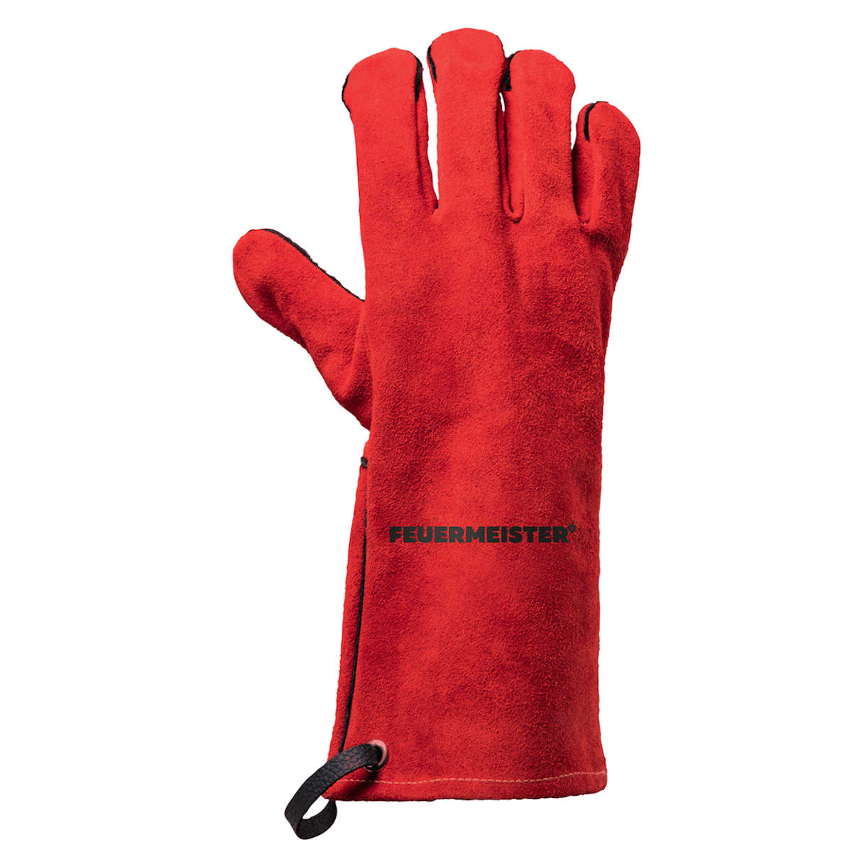 FM Grillhandschuh Leder Rot 8 FM Grillhandschuh Leder Rot 8