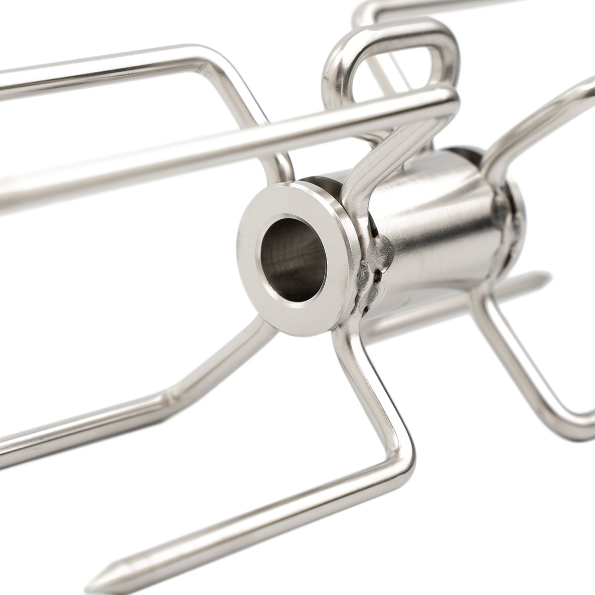 SANTOS Drehspieß Doppelforke Edelstahl SANTOS Drehspieß Doppelforke Edelstahl