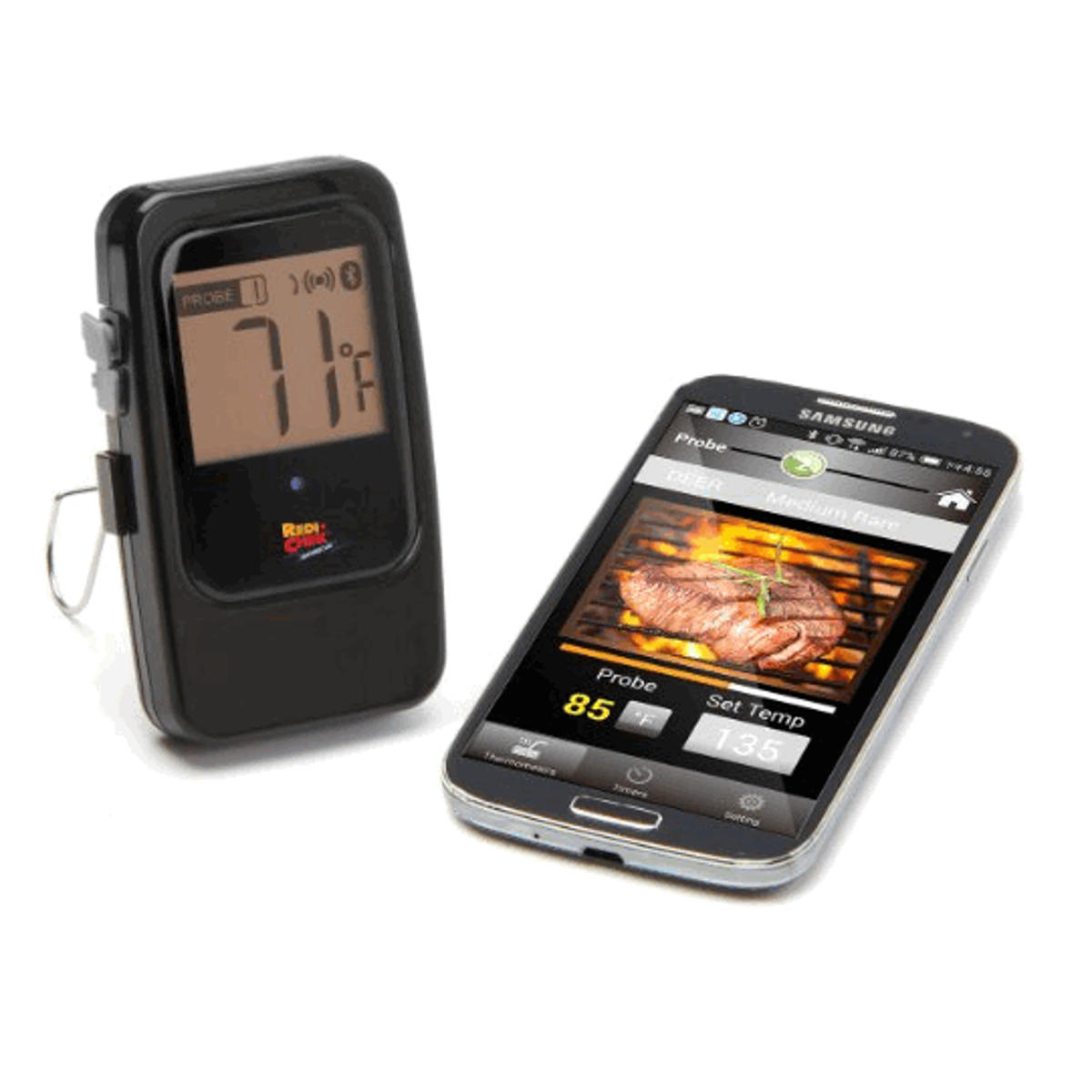 Maverick ET-735 Bluetooth Funk-Grillthermometer mit 2 Temperaturfühlern Maverick ET-735 Bluetooth Funk-Grillthermometer mit 2 Temperaturfühlern