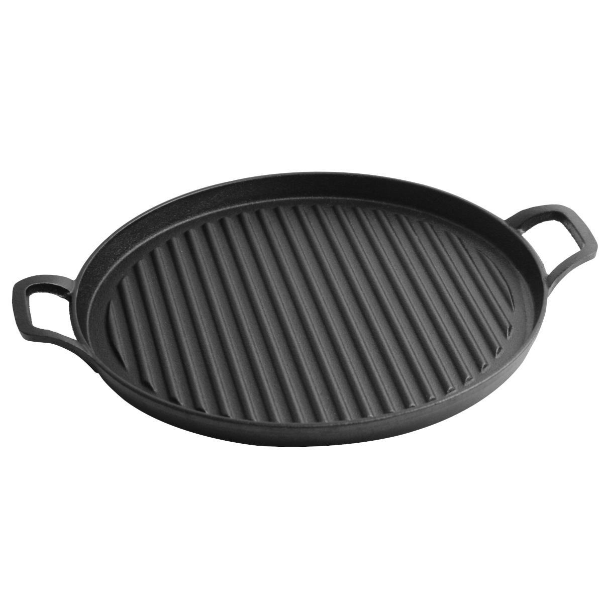 SANTOS Grillplatte / Pfanne Ø 31 cm, Gusseisen 