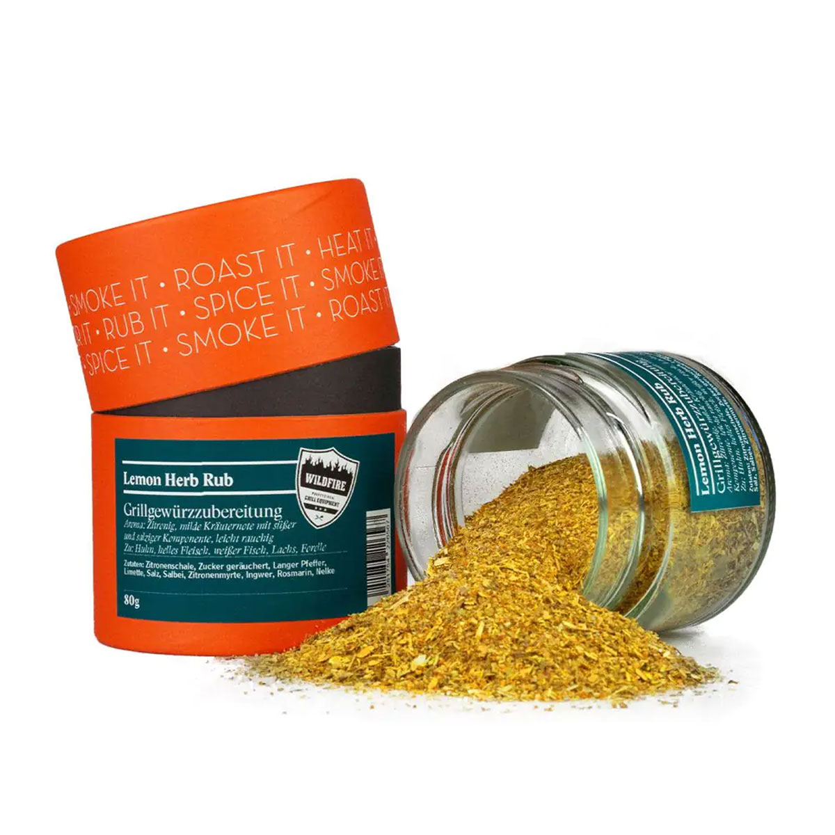 Big Green Egg Wildfire Lemon Herb Rub 80g Big Green Egg Wildfire Lemon Herb Rub 80g