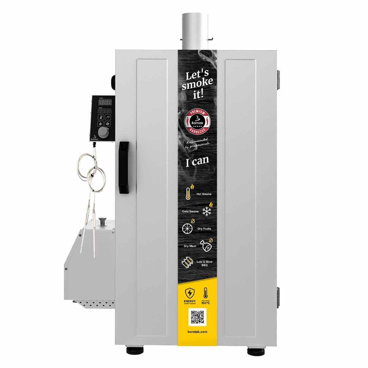 Borniak BBQ Smoker BBDSW-70 WiFi | Edelstahl | Bundle