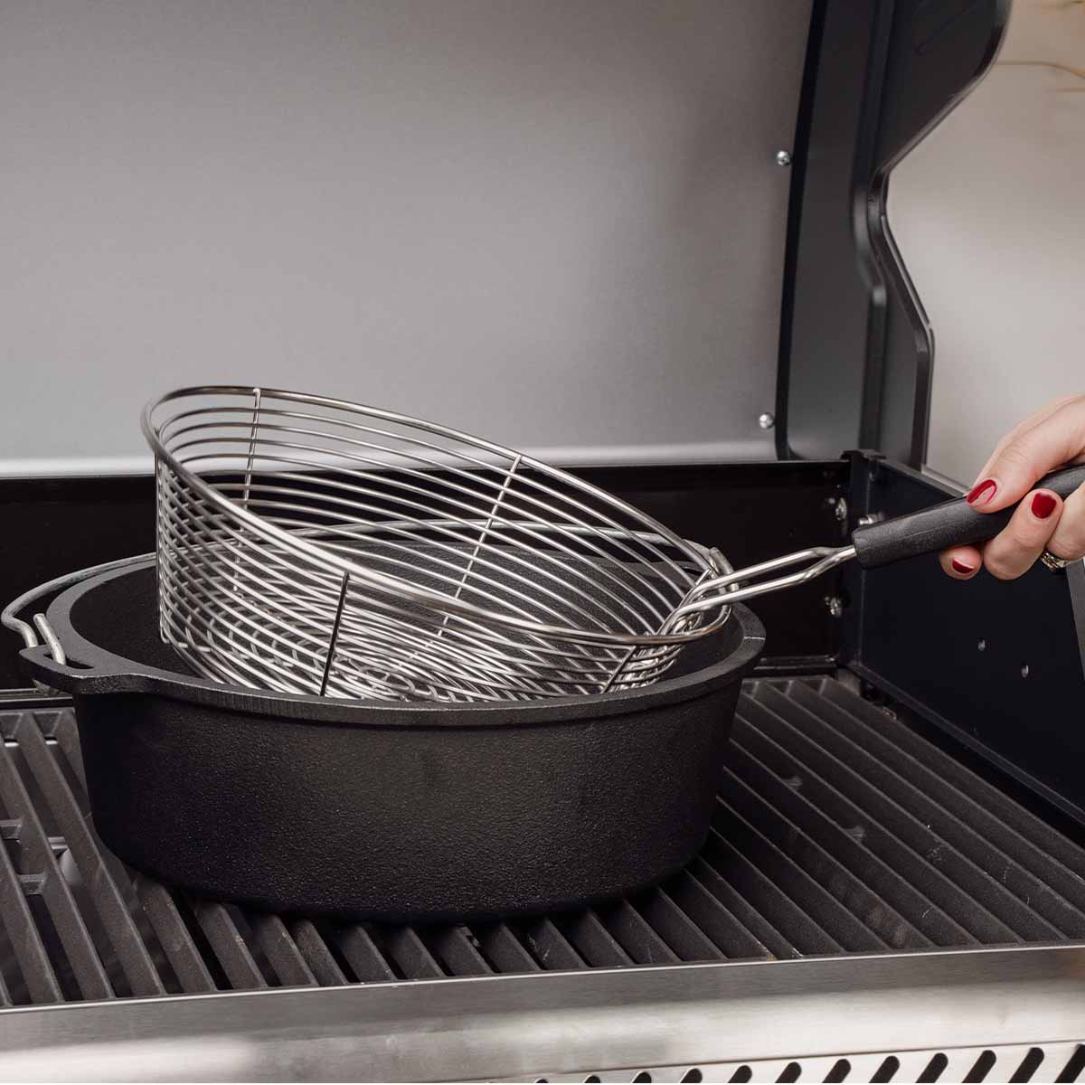 SANTOS Frittierkorb für Dutch Oven