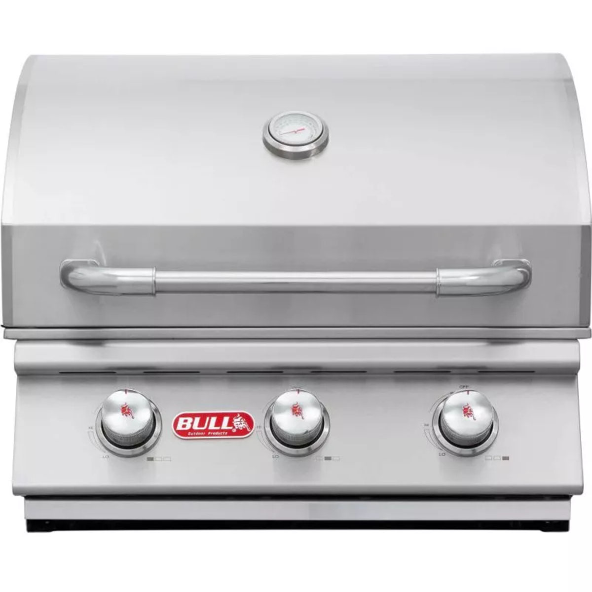 Bull Steer Einbau Gasgrill | 3 Brenner | Edelstahl