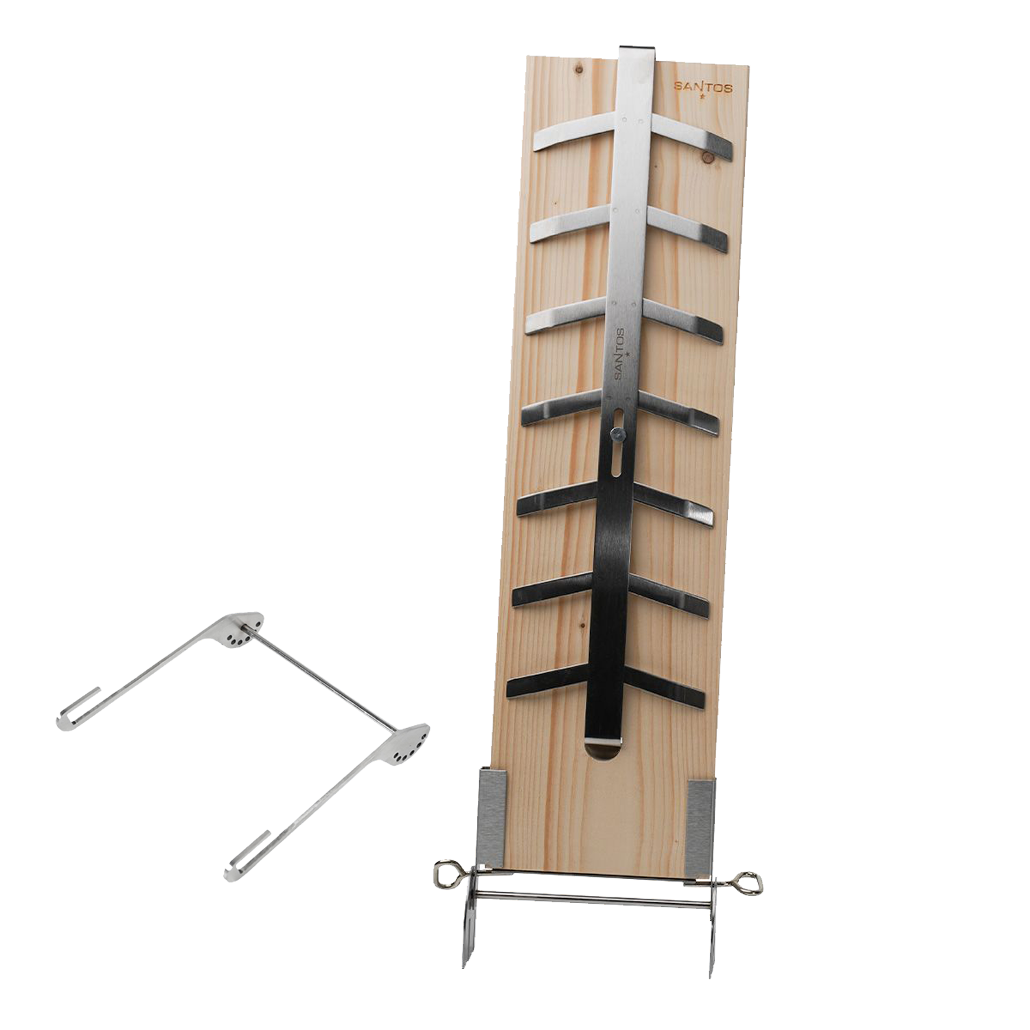 SANTOS Flammlachshalterung mit Adapter für Feuerplatten SANTOS Flammlachshalterung mit Adapter für Feuerplatten
