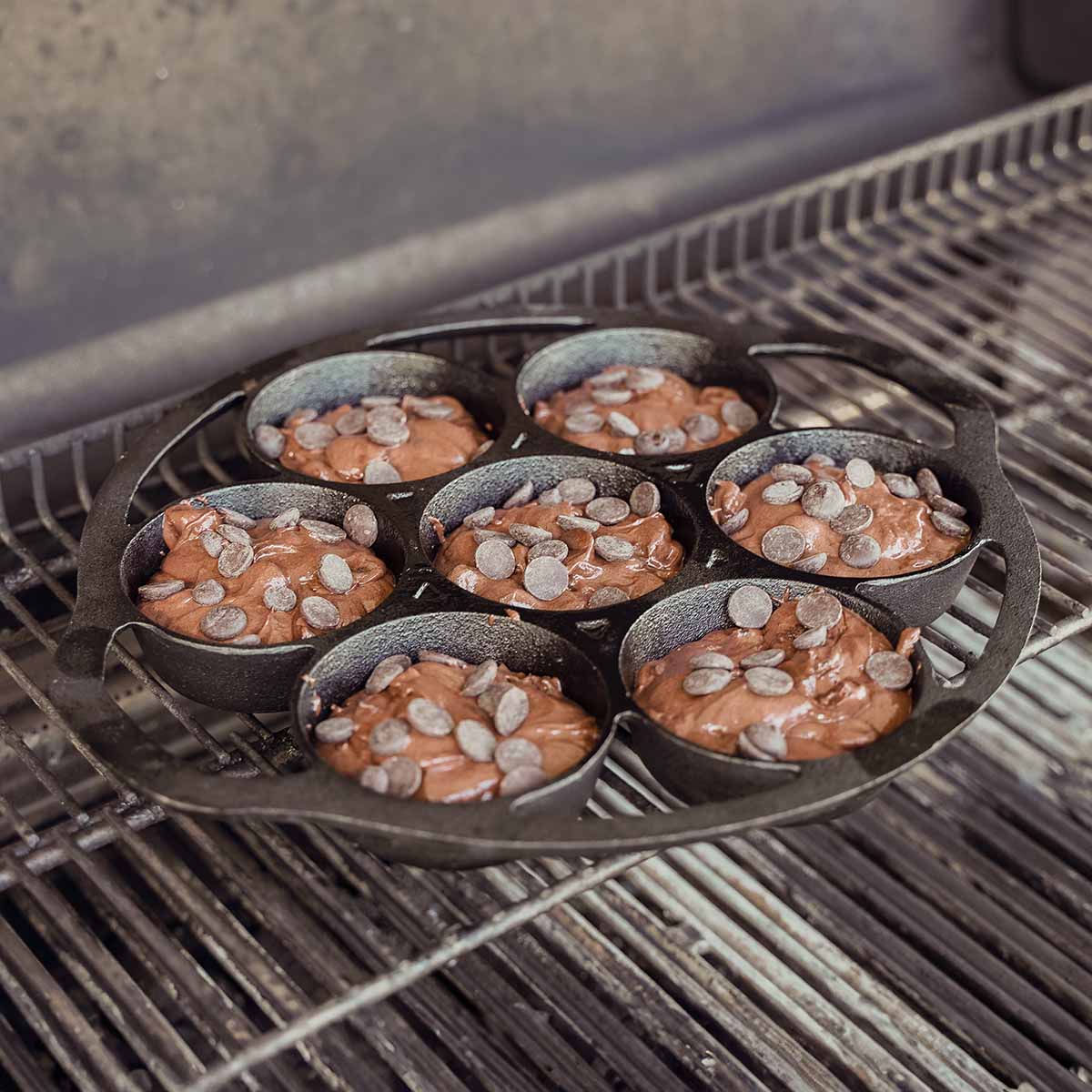 SANTOS Muffinform Gusseisen für 7 Muffins SANTOS Muffinform Gusseisen für 7 Muffins
