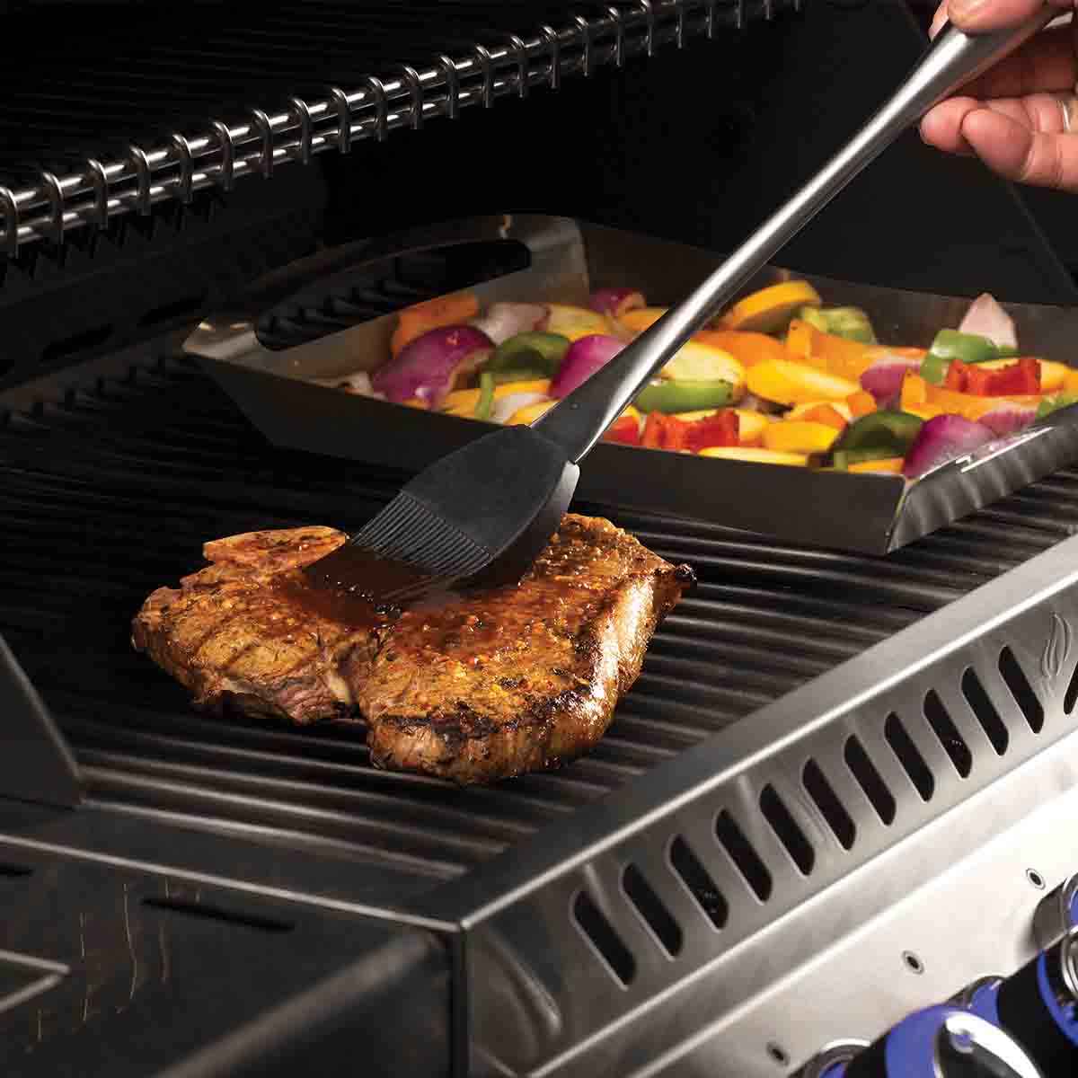 Napoleon 3teiliges Pro Grillbesteck-Set aus Edelstahl Napoleon 3teiliges Pro Grillbesteck-Set aus Edelstahl