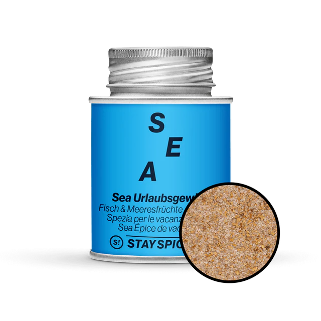 Sea Urlaubsgewürz, Fisch & Meeresfrüchte Allrounder, 170ml Schraubdose