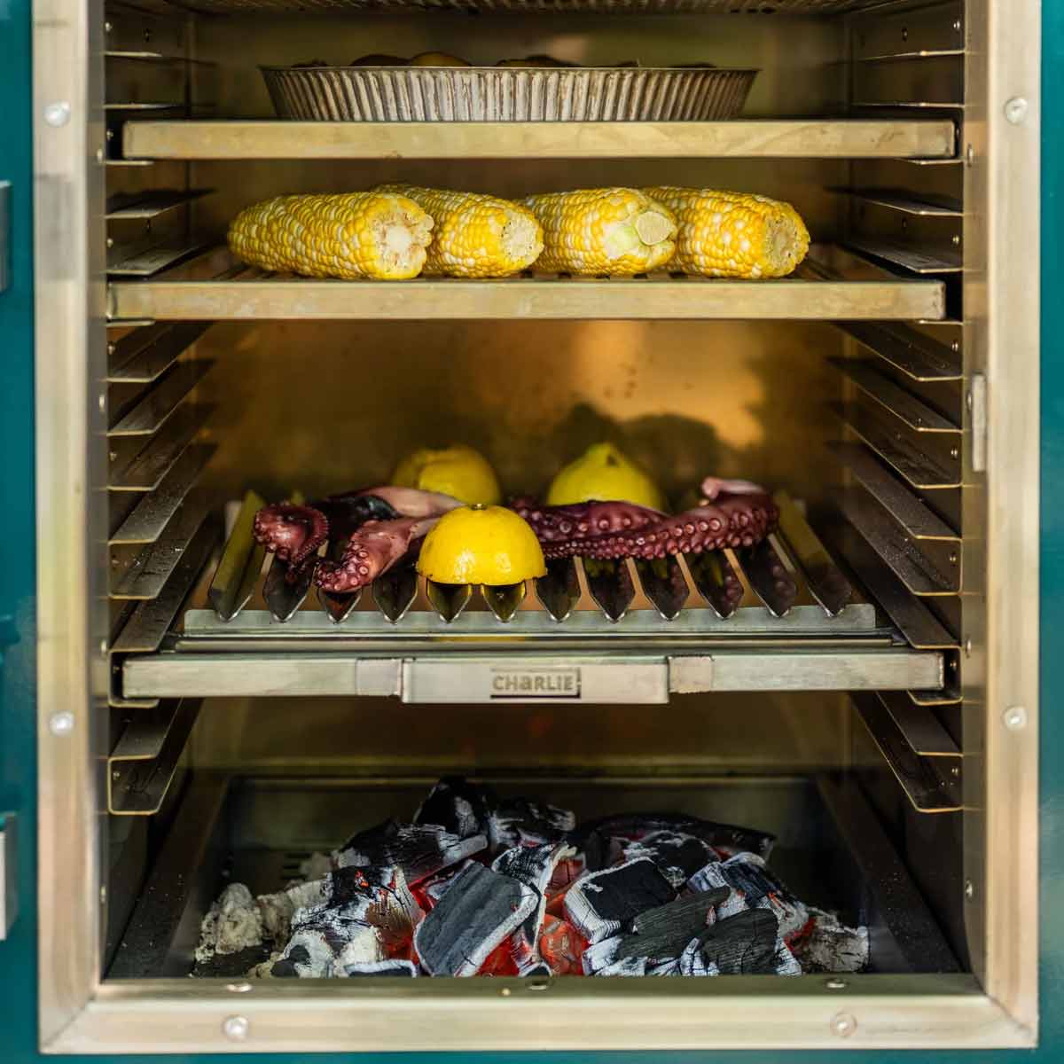 Charlie Oven Argentinischer Parrilla Grillrost