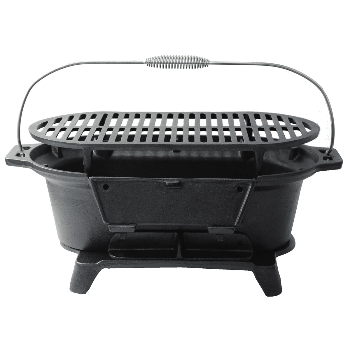 SANTOS Grilltopf mit Gussrost “Hibachi-Style”, Gusseisen