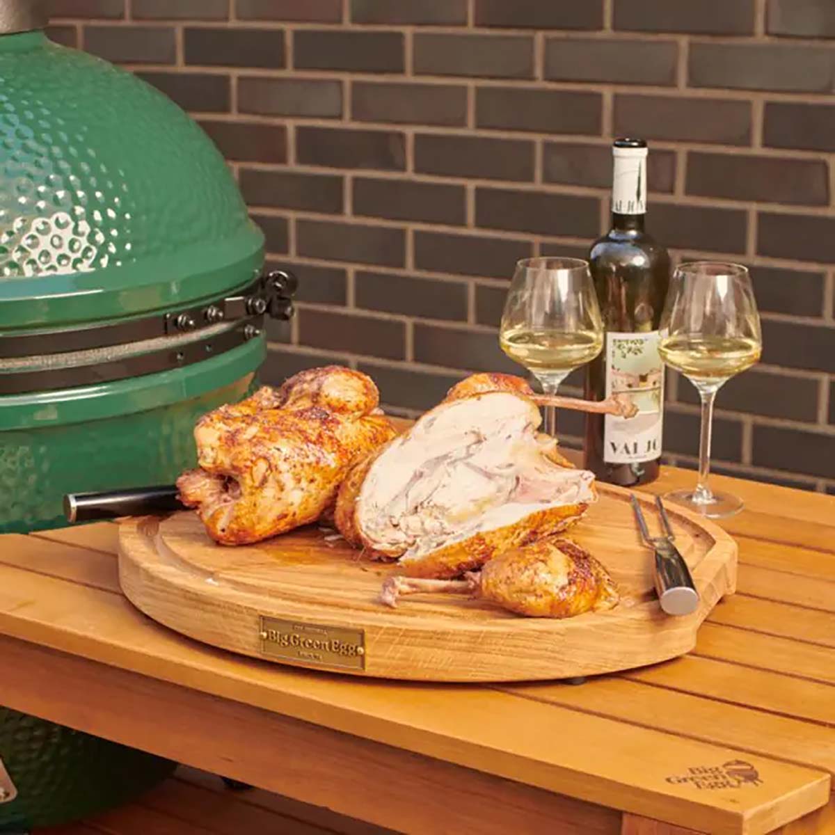 Big Green Egg | Schneidebrett aus Eichenholz | Baas Board Edition