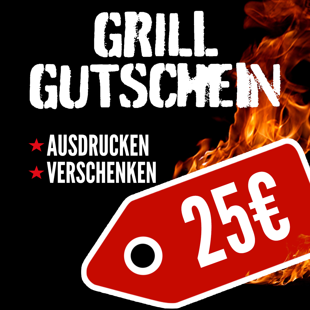 Geschenkgutschein Grillshop im Wert von 25,00 Euro (PDF) Geschenkgutschein Grillshop im Wert von 25,00 Euro (PDF)
