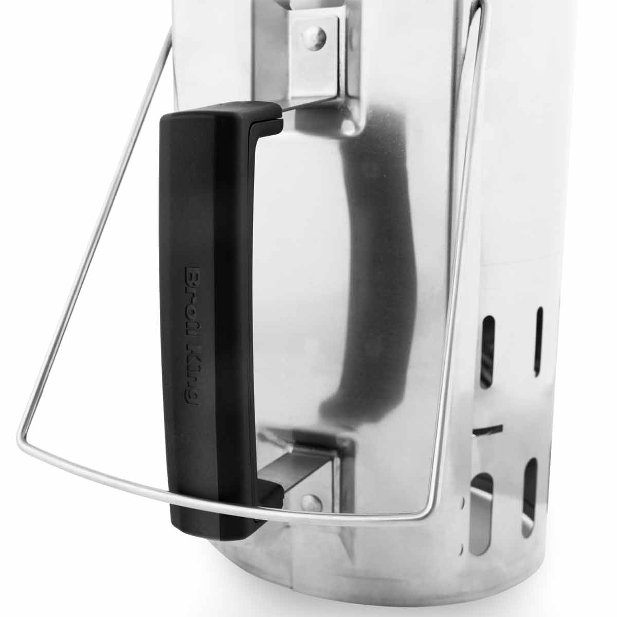 Broil King Anzündkamin, Detail Drahtstabilisatorbügel