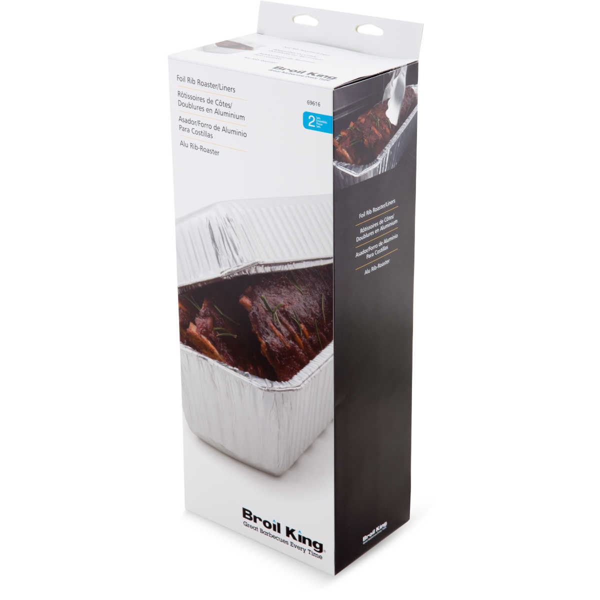 Broil King Rib Roaster aus dicker Alufolie - Verpackung Broil King Rib Roaster aus dicker Alufolie - Verpackung
