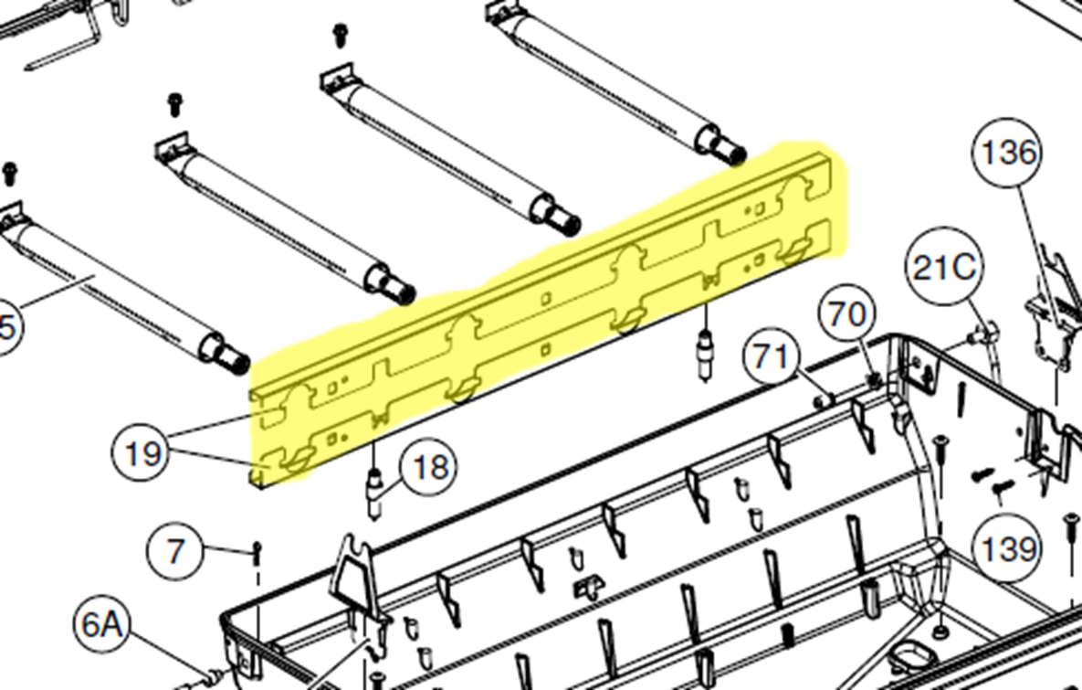 Broil King Zündschiene SOVEREIGN XL 400er Broil King Zündschiene SOVEREIGN XL 400er