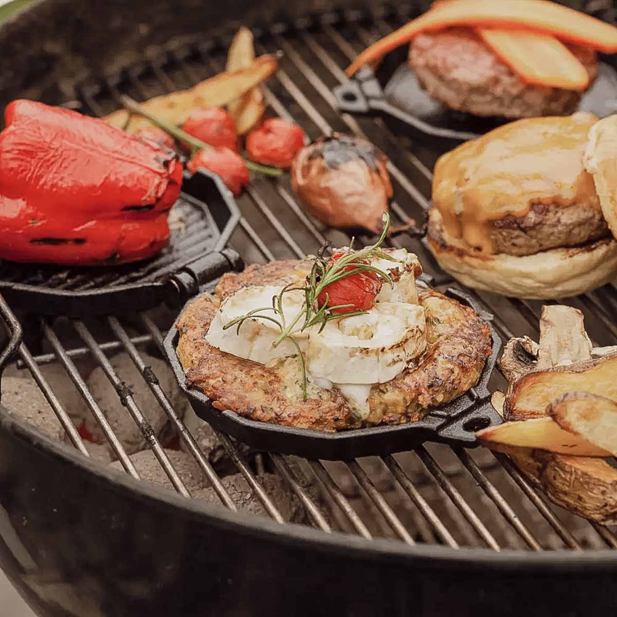 SANTOS Burgerdevil Burgereisen, Gusseisen, Ø 12 cm SANTOS Burgerdevil Burgereisen, Gusseisen, Ø 12 cm