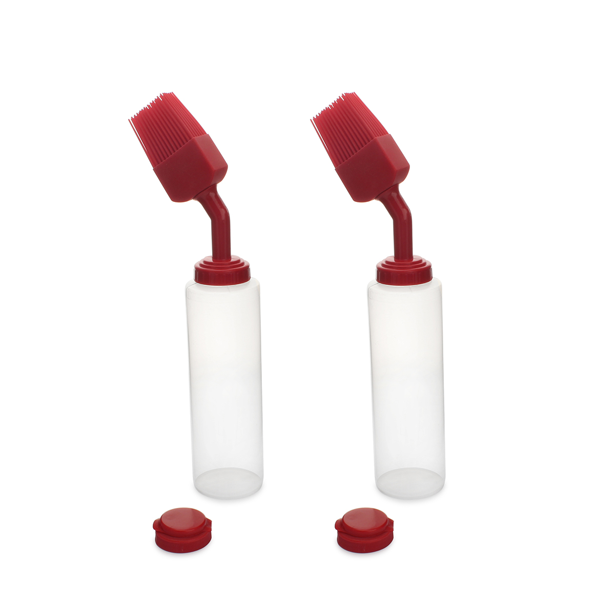 SANTOS Saucenflaschen mit Pinsel- & Dosierkappe, 2er Set SANTOS Saucenflaschen mit Pinsel- & Dosierkappe, 2er Set