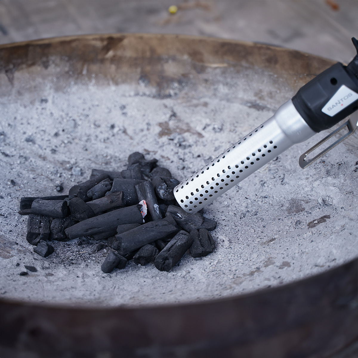 SANTOS Elektrischer Grillanzünder | Heißluft Anzünder