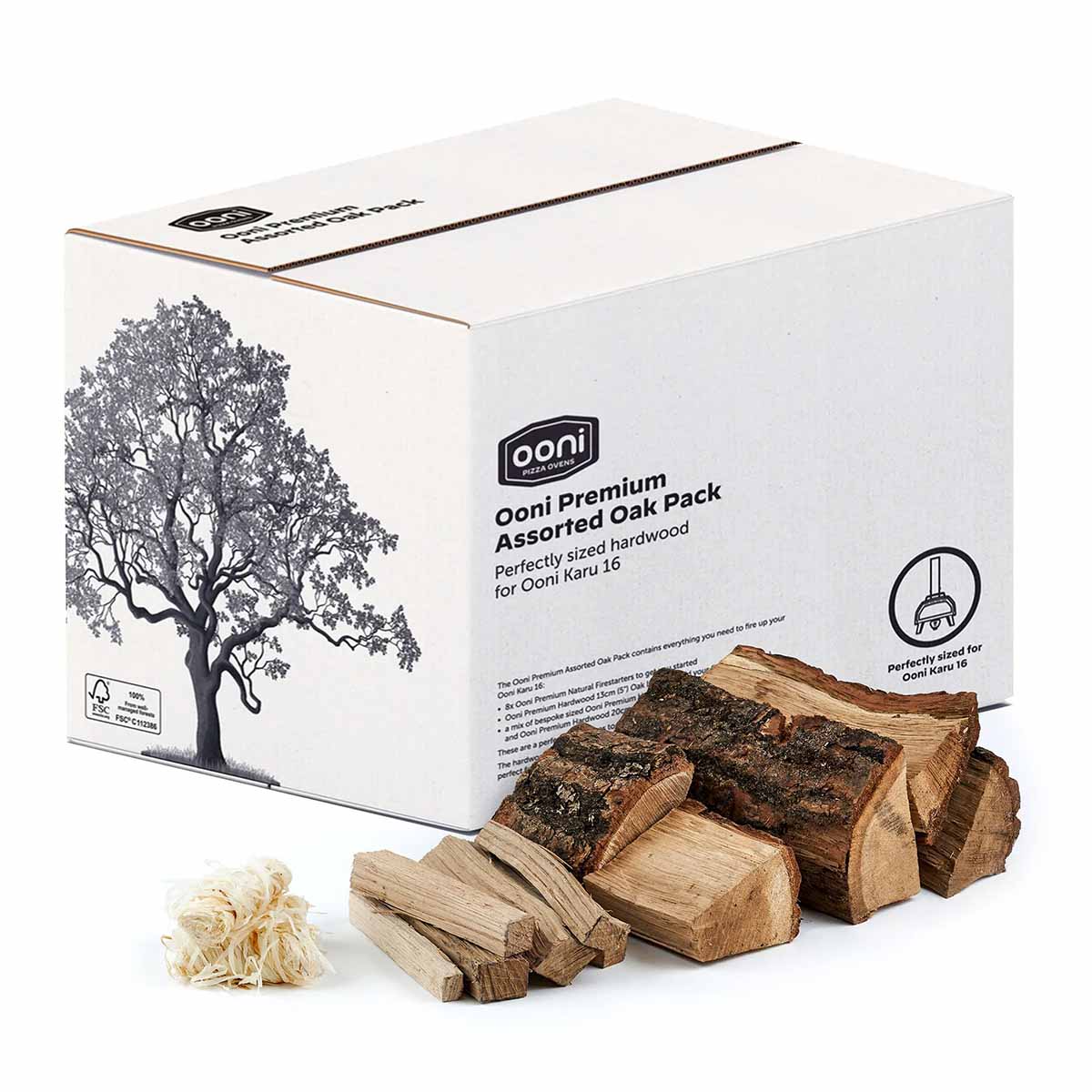 Ooni Premium Eichenhölzer im Paket
