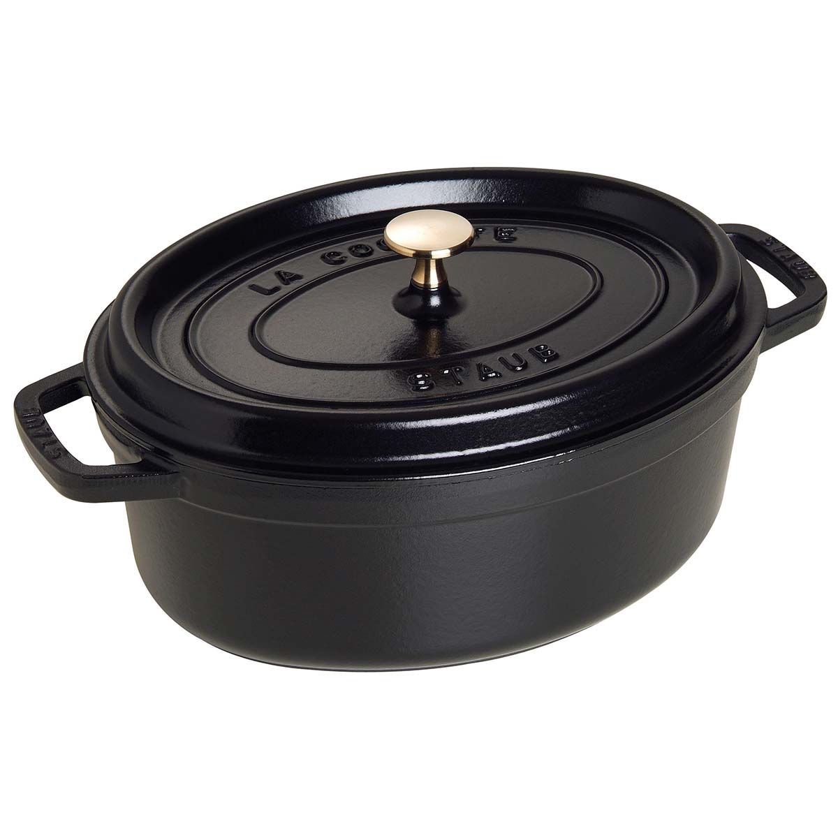 STAUB Cocotte 29 cm | Schwarz | Gusseisen STAUB Cocotte 29 cm | Schwarz | Gusseisen
