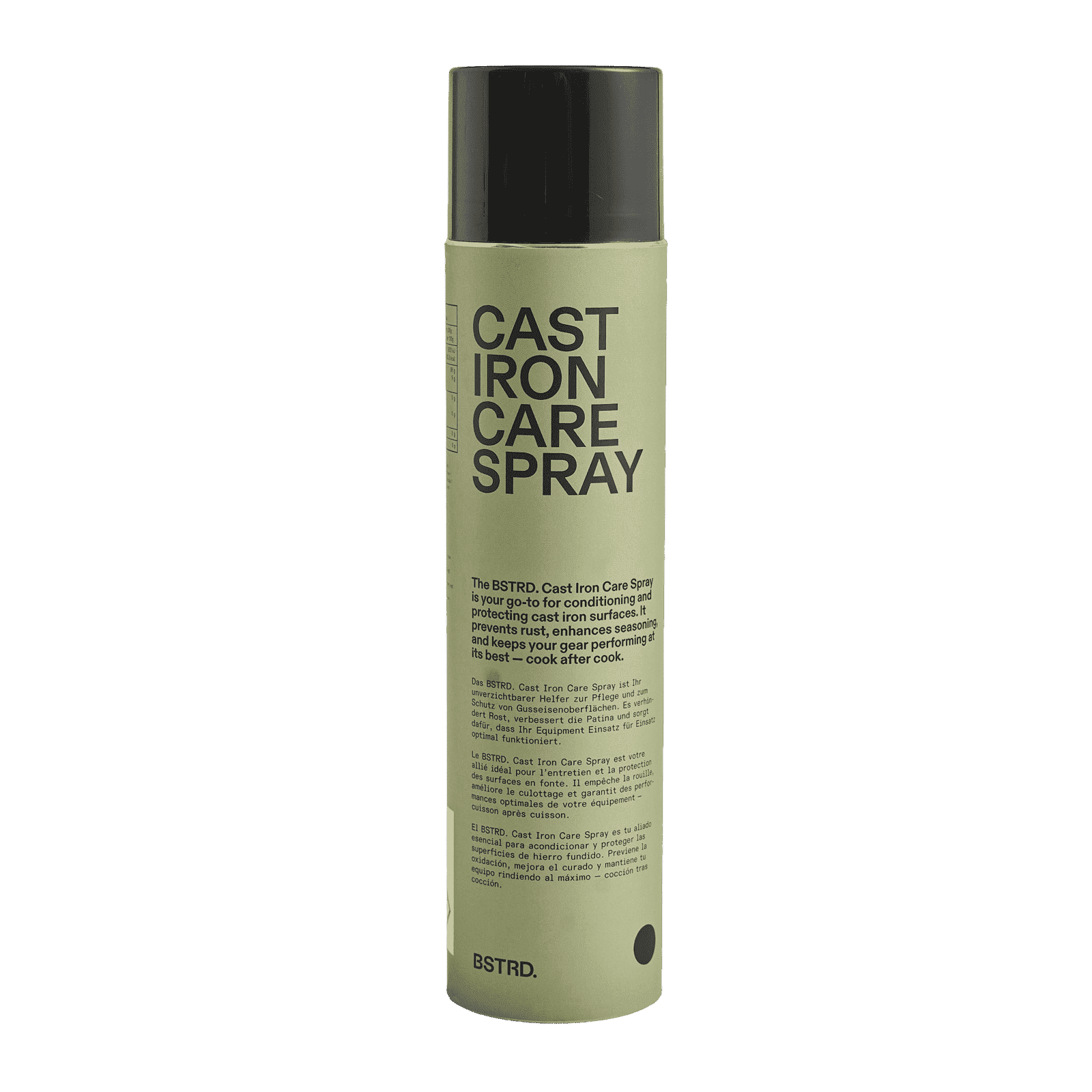 The Bastard Cast Iron Care Spray 600 ml
