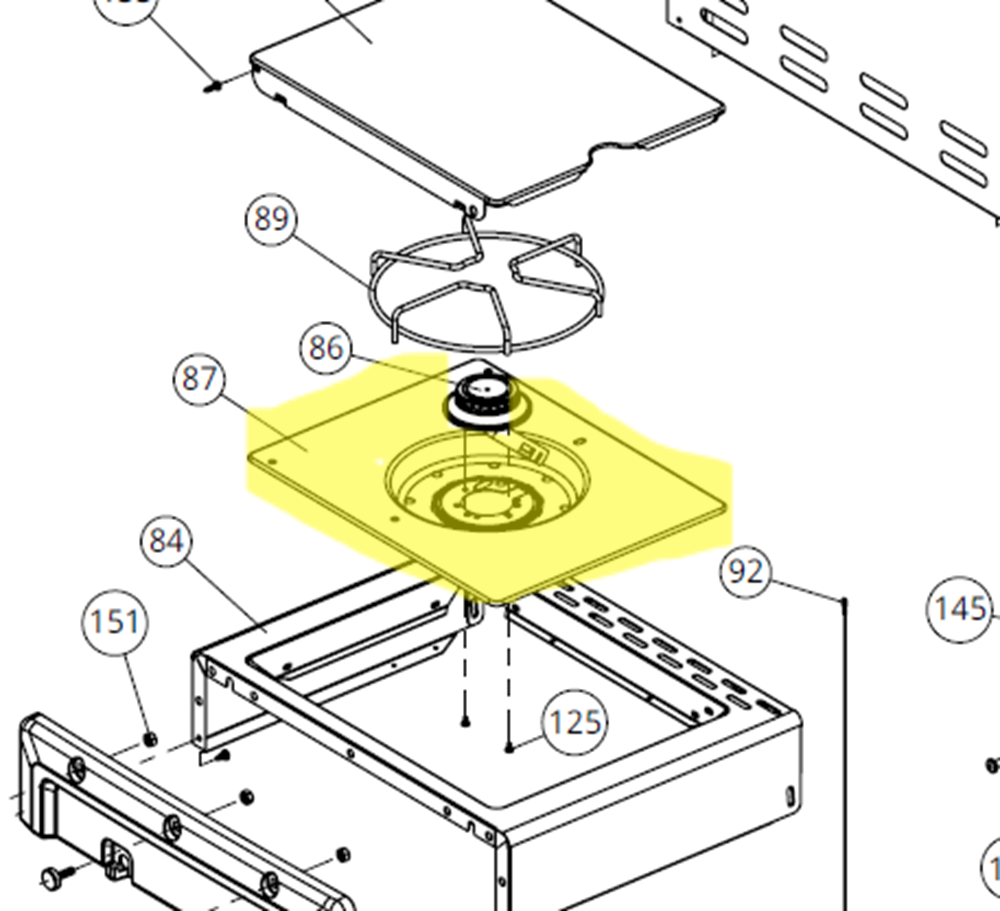 Broil King Seitenbrennerplatte VERS. SERIEN Broil King Seitenbrennerplatte VERS. SERIEN