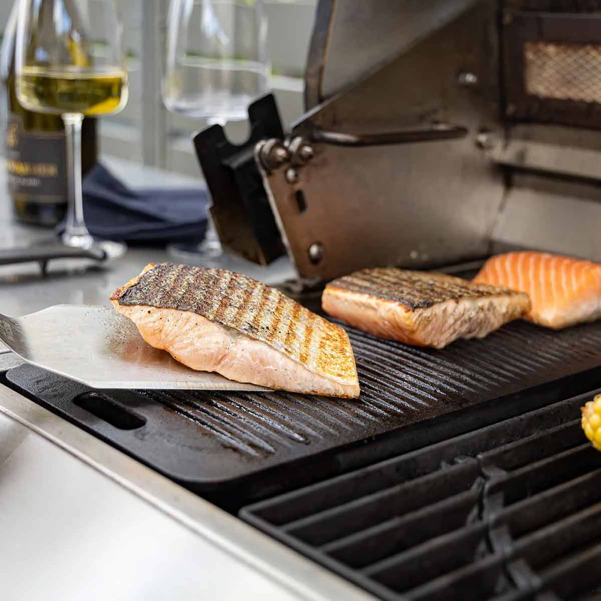 Otto Wilde 8" Zoll Gusseisen-Grillplatte  Otto Wilde 8" Zoll Gusseisen-Grillplatte