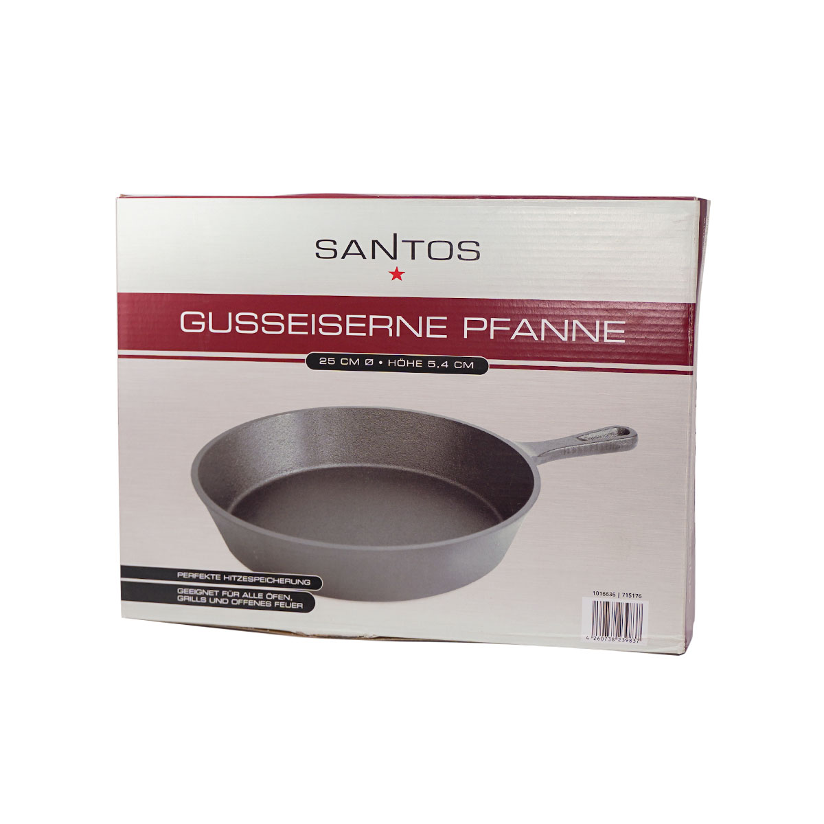 SANTOS Gusseiserne Pfanne | Ø 25 cm | Retoure