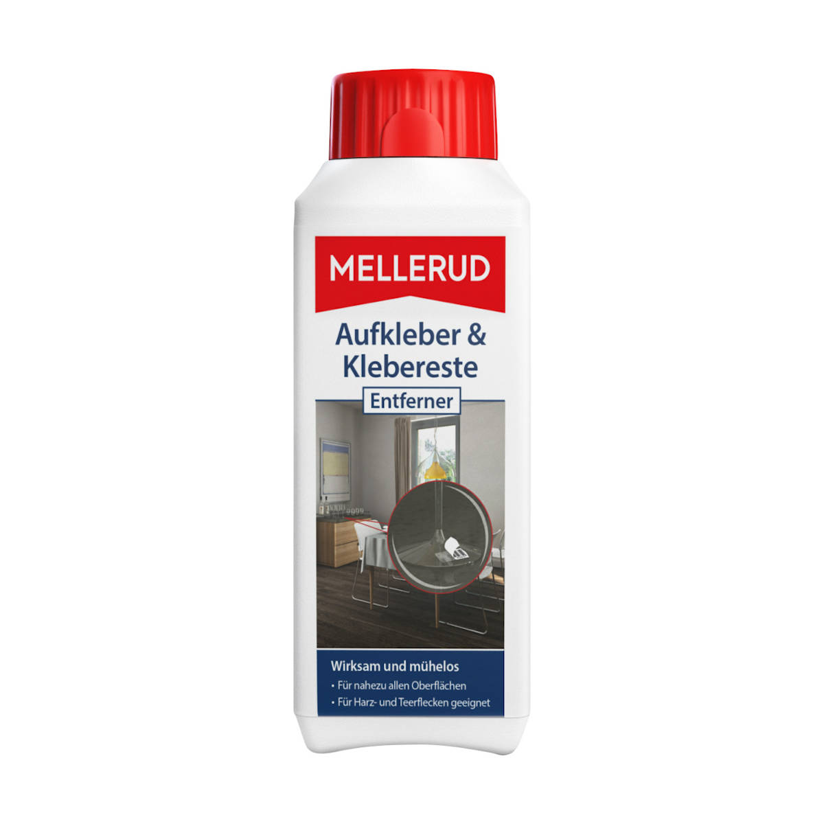 Mellerud Aufkleber und Klebereste Entferner, 250ml Reiniger für Klebereste von Mellerud