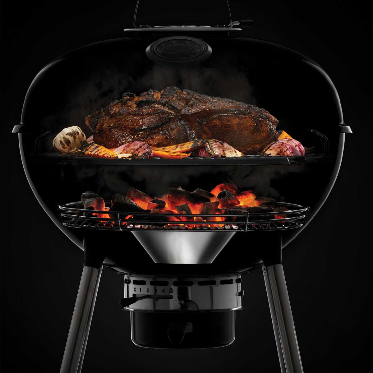 Napoleon Premium Holzkohle Kugelgrill, Ø 57cm, NK22K-LEG-3 / Vortex-Wärmemanagementsystem Napoleon Premium Holzkohle Kugelgrill, Ø 57cm, NK22K-LEG-3 / Vortex-Wärmemanagementsystem