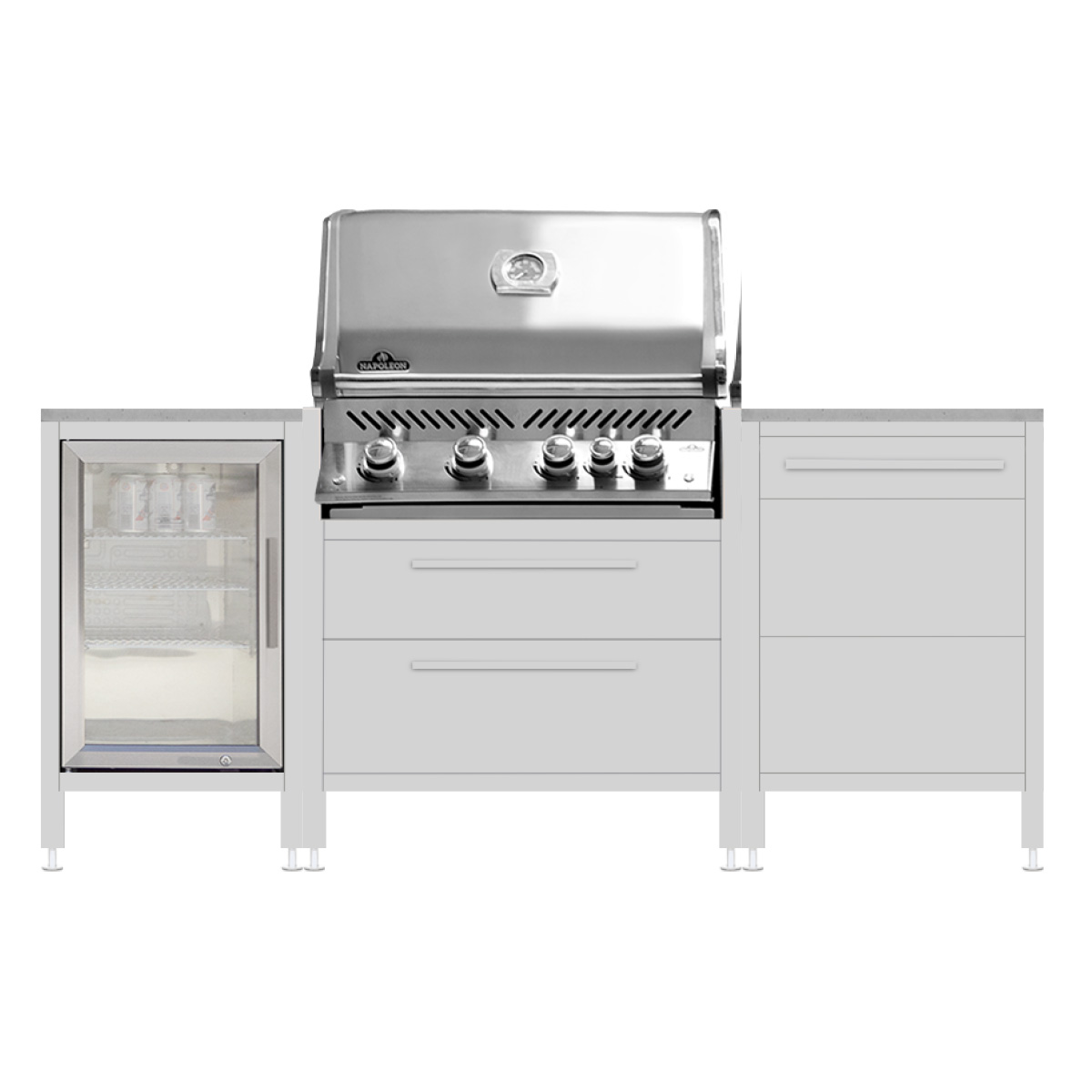 Burnout Kitchen BBQ Block Smoke | Napoleon Sondermodell Prestige 500 Einbaugrill Burnout Kitchen BBQ Block Smoke | Napoleon Sondermodell Prestige 500 Einbaugrill