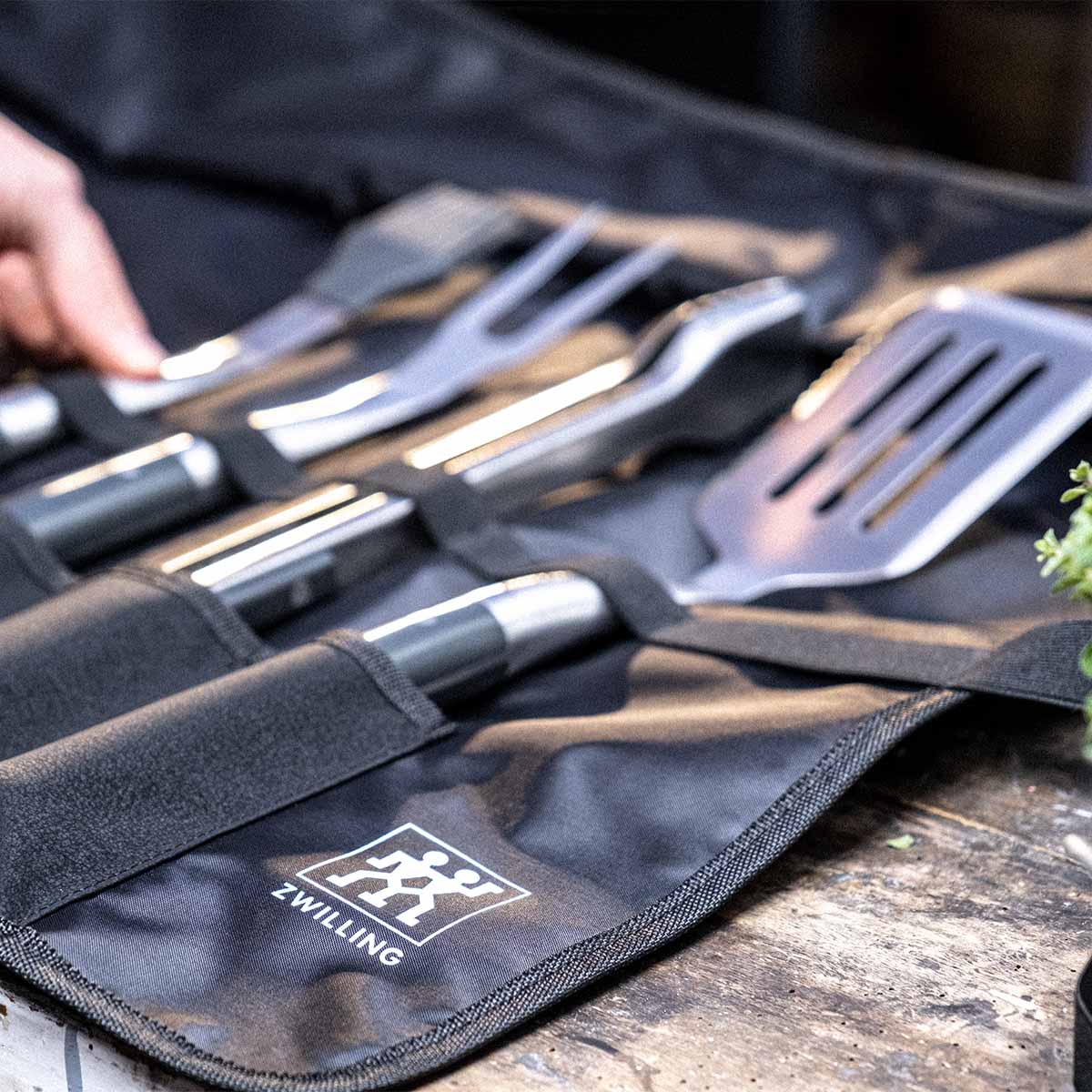 ZWILLING BBQ+ Grillbesteck Tasche | Schwarz