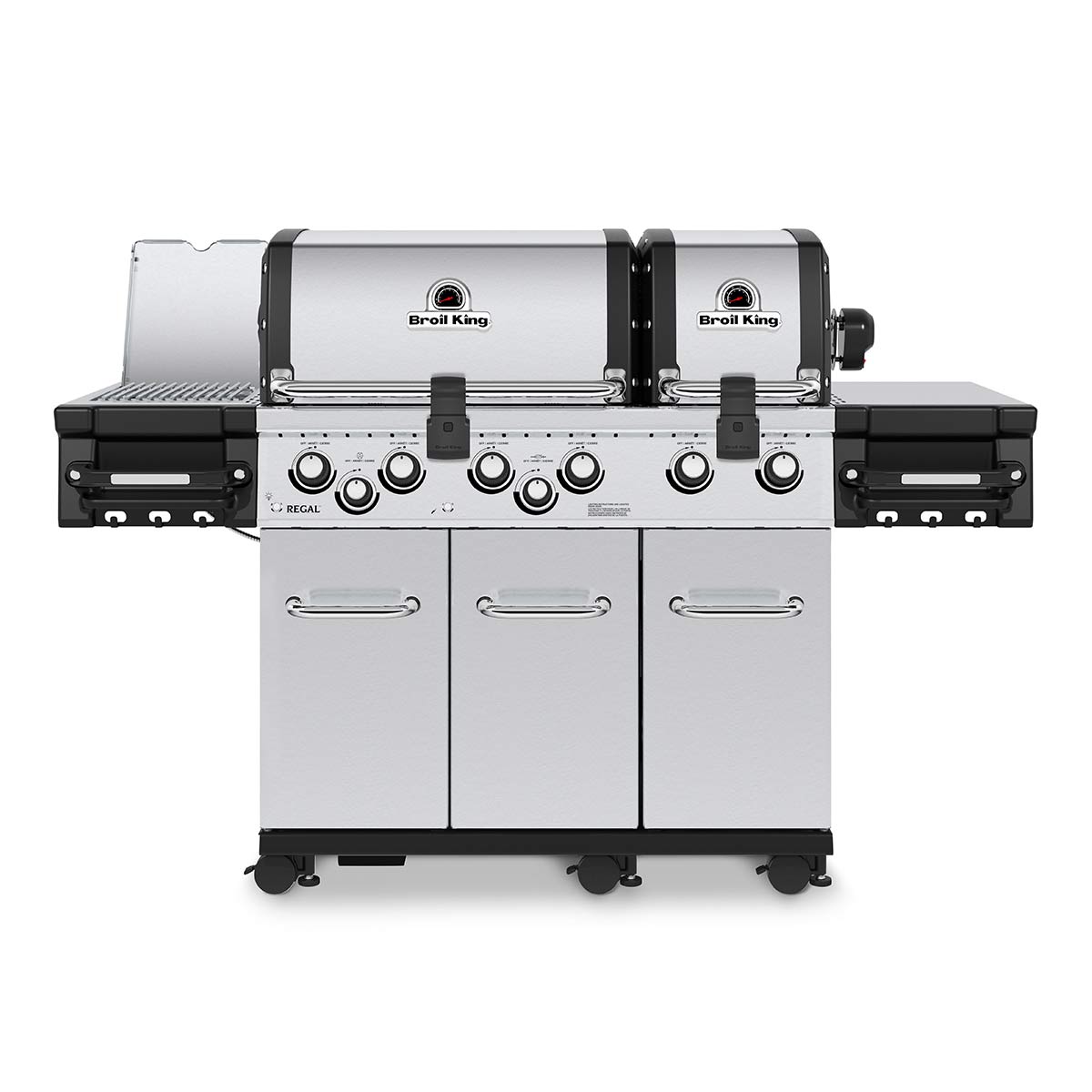 Broil King Regal 690 Pro IR | Promo Aktion | inkl. Abdeckhaube, Pizzastein-, heber & -schneider | Drehspieß