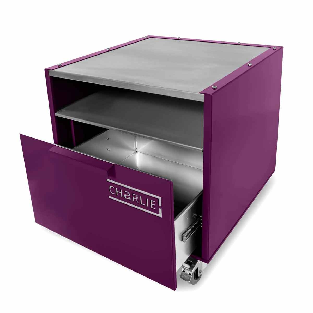 Charlie Base Cabinet, Beetroot