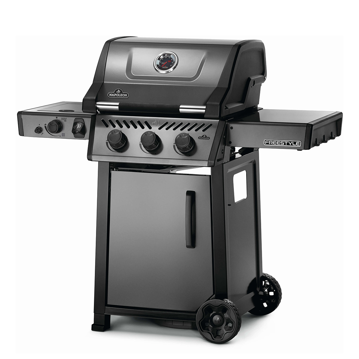 Napoleon Freestyle 365, 3 Hauptbrenner, mit Sizzle Zone Seitenbrenner und Tür, Graphit Napoleon Freestyle 365, 3 Hauptbrenner, mit Sizzle Zone Seitenbrenner und Tür, Graphit