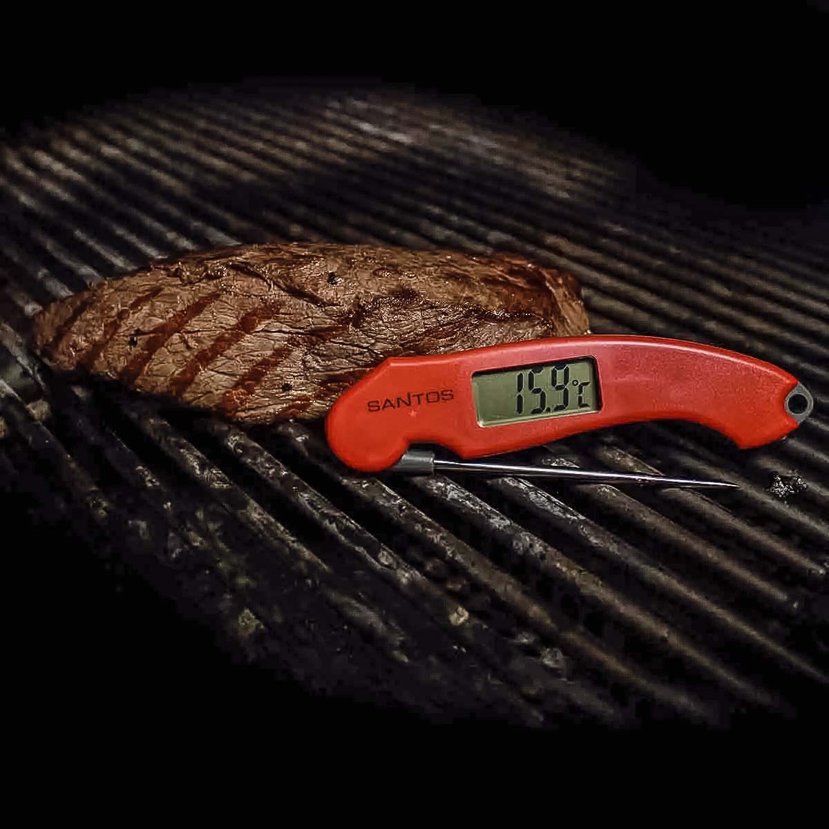 SANTOS BBQ Thermometer klappbar, Digital-Grillthermometer SANTOS BBQ Thermometer klappbar, Digital-Grillthermometer