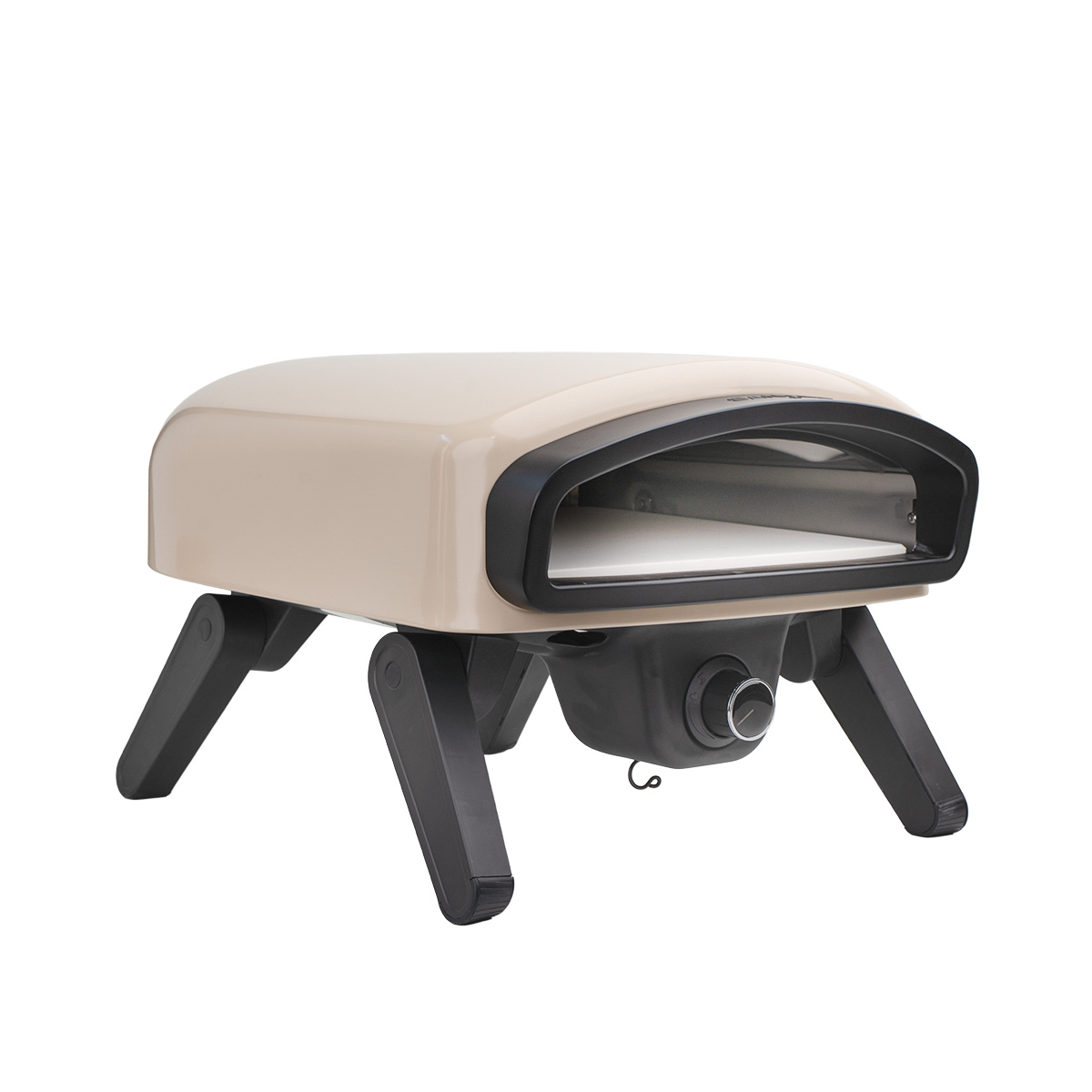 SANTOS O-140 Pizzaofen | ohne Motor | Beige Seitenansicht
