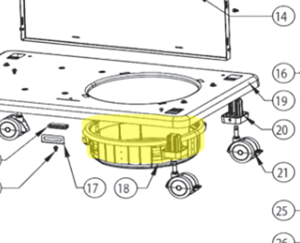 Napoleon Gasflschenhalterung P500, ROGUE, Freestyle Napoleon Gasflschenhalterung P500, ROGUE, Freestyle