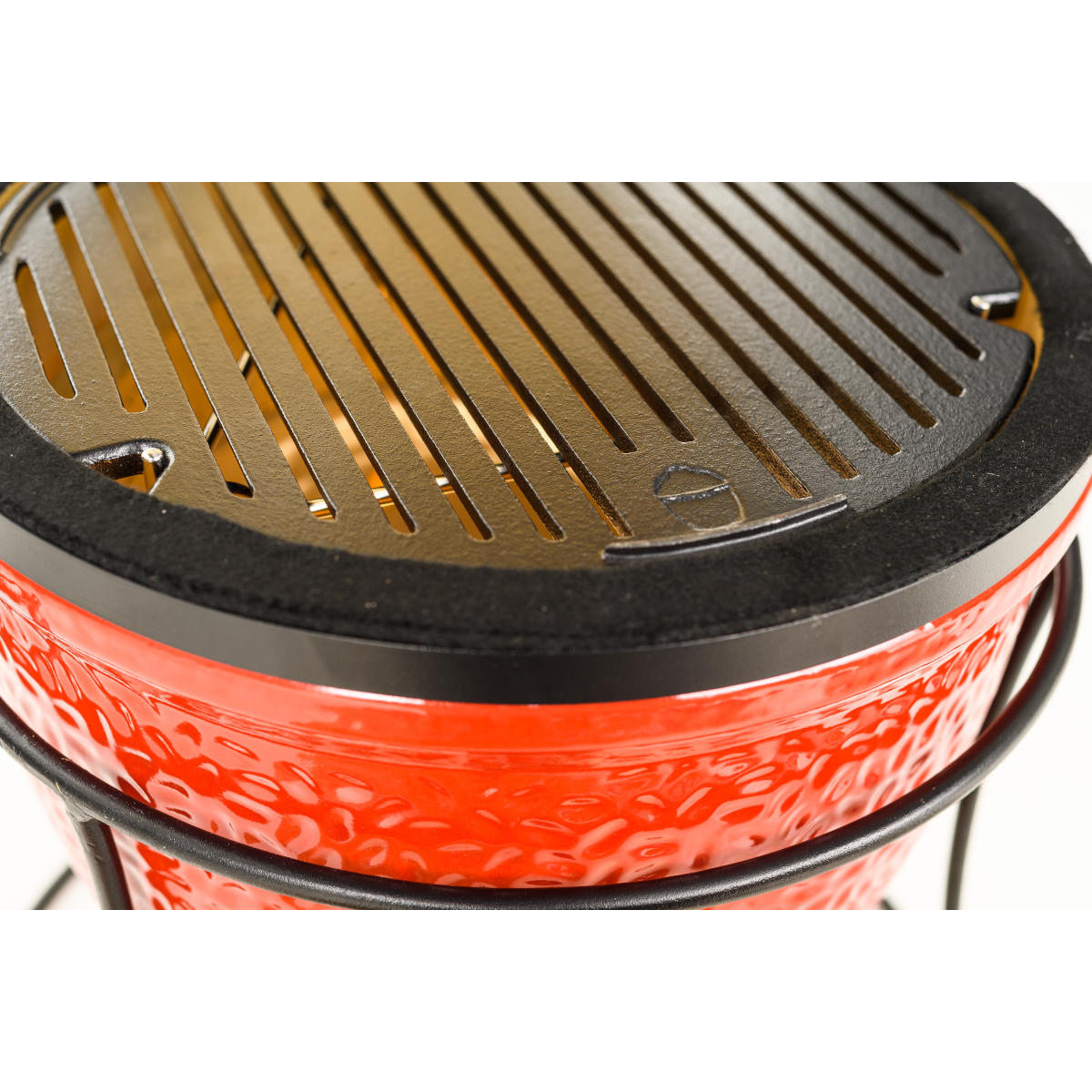 Kamado Joe Sear Plate für Joe Junior eingebaut 2 Kamado Joe Sear Plate für Joe Junior eingebaut 2
