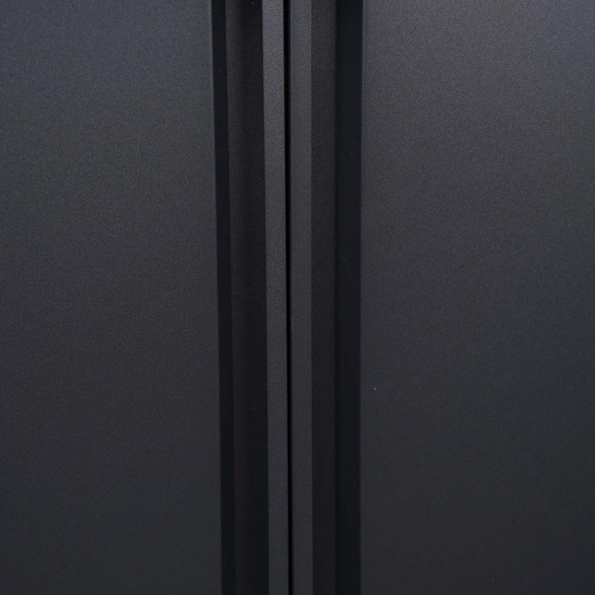 SANTOS S-418 Pro All Black Matt | Seiten- & Heckbrenner | inkl. Drehspieß & Abdeckhaube