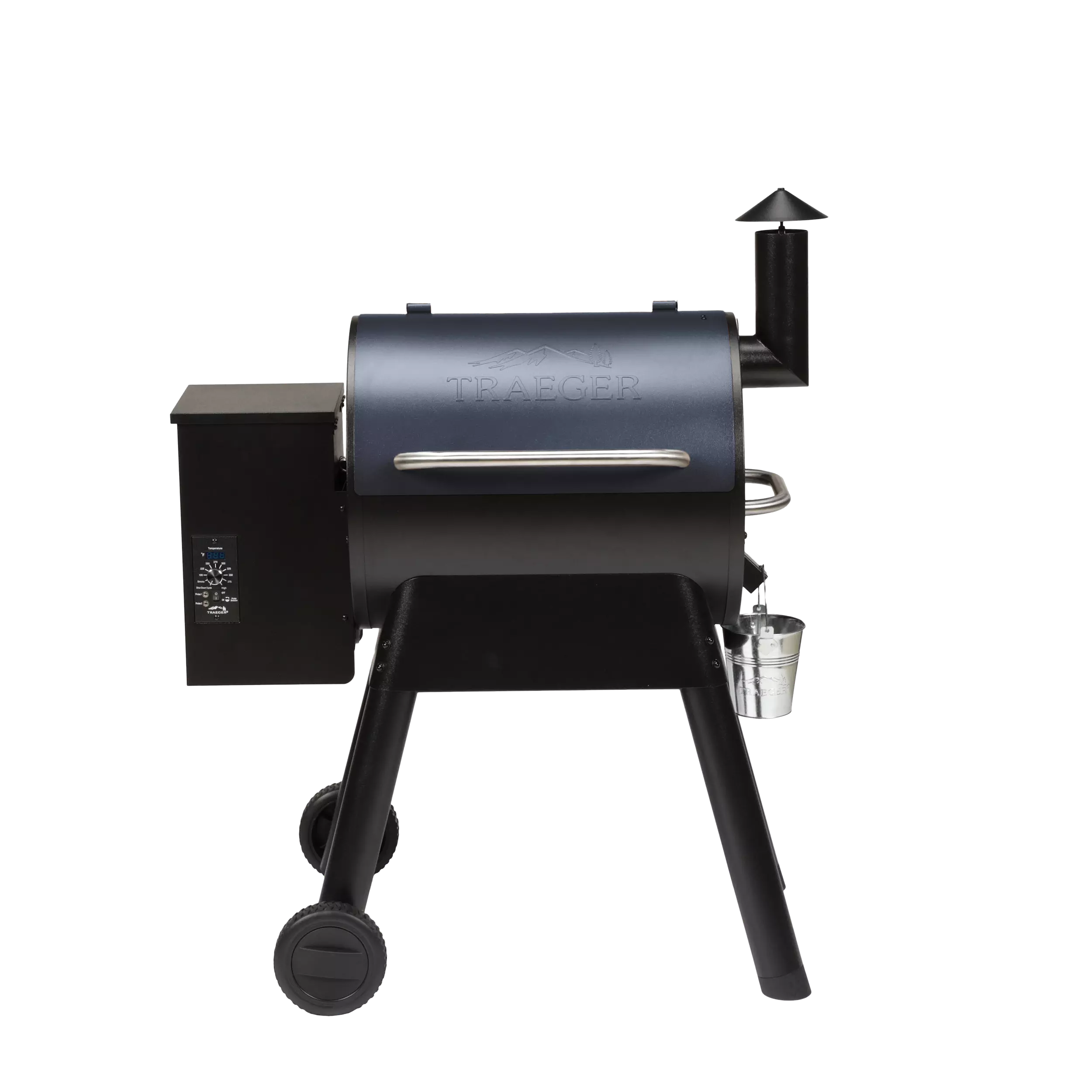 Traeger Pro D2 575 Pelletgrill | Blau | Bundle inkl. Frontablage & 2 x Pellets