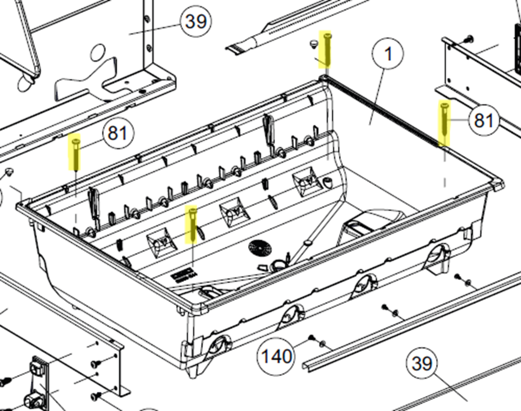 Broil King Schraube Grillkammer BARON (ab Bj. 2020), CROWN 400er (ab Bj. 2021) Broil King Schraube Grillkammer BARON (ab Bj. 2020), CROWN 400er (ab Bj. 2021)