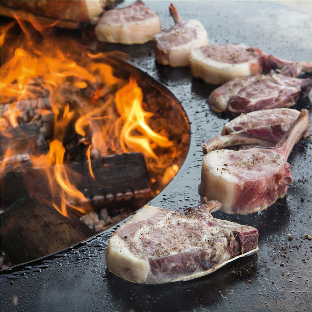 OFYR-Island+ Black 85 Teak Wood